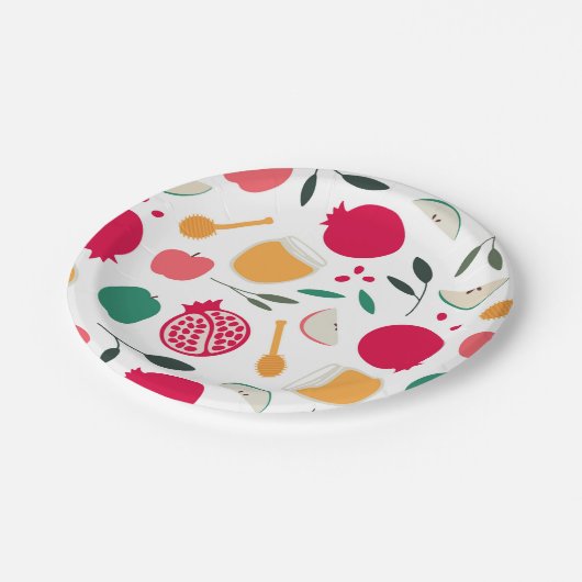 Rosh Hashana Papieren Bordje (Gekanteld)