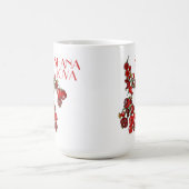 Rosh Hashana Pomegranates Latte Mok (Center)