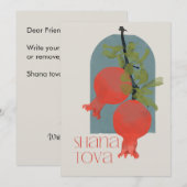 Rosh Hashana Shana Tova gepersonaliseerd (Voorkant / Achterkant)