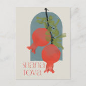 Rosh Hashana Shana Tova Granaatappels Briefkaart (Voorkant)