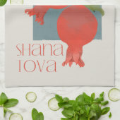 Rosh Hashana Shana Tova Granaatappels Theedoek (Gevouwen)