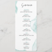 Rosh Hashana Simanim Kaart (Voorkant)