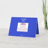 Rosh Hashanah ראש השנה glitter dansen shofar Kaart (Achterkant)