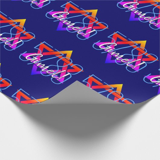 Rosh Hashanah 5783 Joods nieuwjaar Cadeaupapier (Hoek)