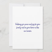 Rosh Hashanah 5783 Joodse nieuwjaarskaart (Achterkant)