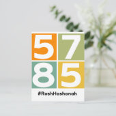 Rosh Hashanah 5785 Joods Nieuwjaar Feestdagenkaart (Staand voorkant)
