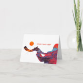 Rosh Hashanah 5786 Shofar Holiday Kaart (Voorkant)