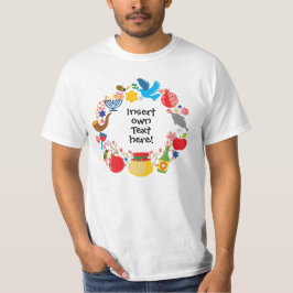 🍯 🍎 Rosh Hashanah - aangepaste tekst T-shirt