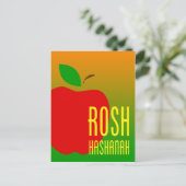 rosh hashanah appel feestdagenkaart (Staand voorkant)
