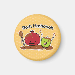 Rosh Hashanah appel pomegranaat honing joods nieuw Magneet