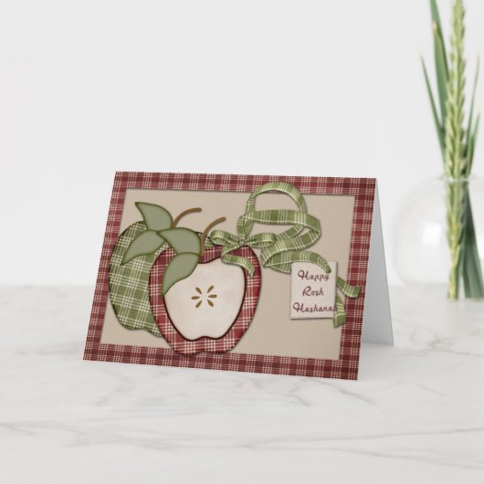 Rosh Hashanah Appels Feestdagen Kaart (Voorkant)