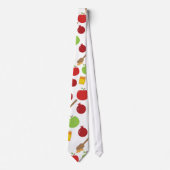 Rosh Hashanah apple, honey, pomegranaat Stropdas (Voorkant)