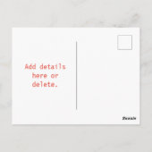 Rosh Hashanah Apple Tree met vogels en vlinders Briefkaart (Achterkant)