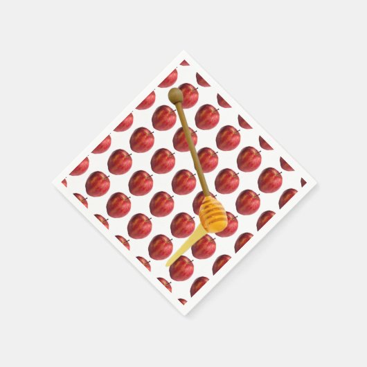 Rosh Hashanah Apples & Honey Servetten (Hoek)