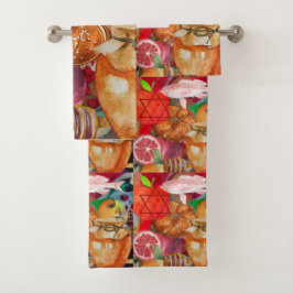 Rosh Hashanah Bathroom Towel Set Bad Handdoek