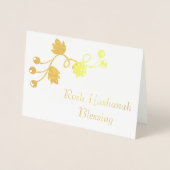 Rosh Hashanah Blessing Folie Kaarten (Voorkant)
