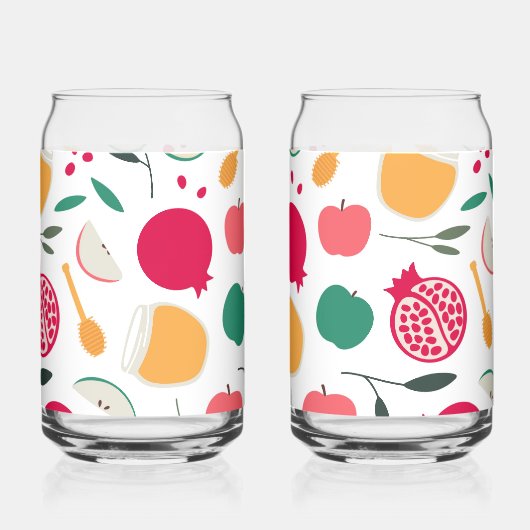 Rosh Hashanah Blikvorm Glas (Links)