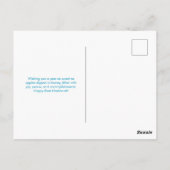 Rosh Hashanah Briefkaart (Achterkant)