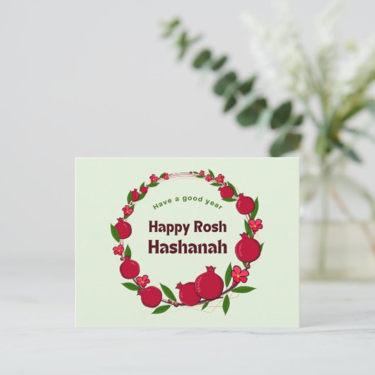 Rosh Hashanah Briefkaart (Staand voorkant)