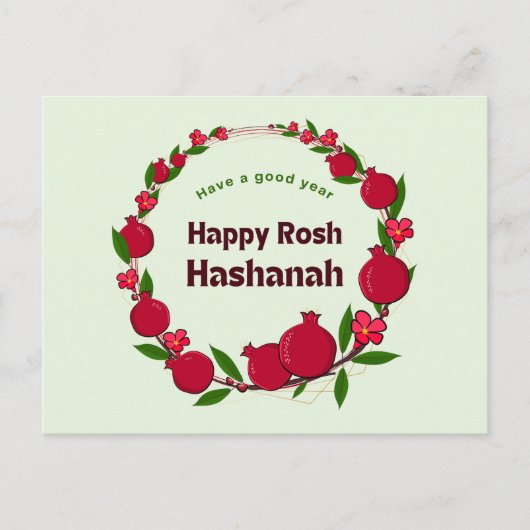 Rosh Hashanah Briefkaart (Voorkant)