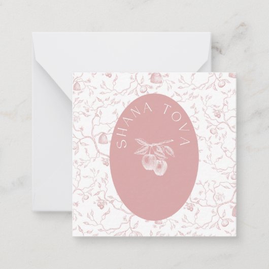 rosh Hashanah cadeau labels Note Kaart Notitiekaartje (Voorkant)