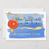 Rosh Hashanah Celebration Party Custom Kaart (Voorkant)