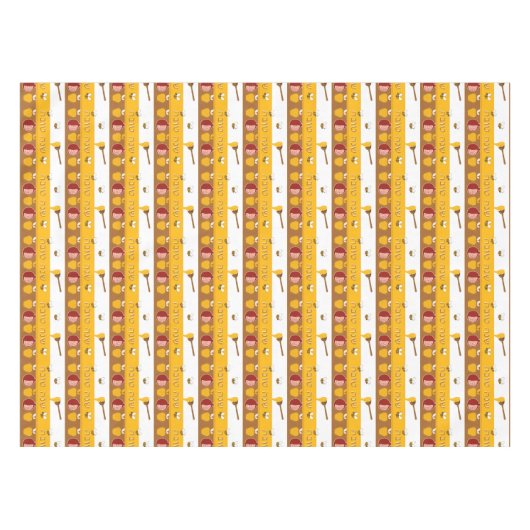 Rosh Hashanah Cotton Tablecloth Tafelkleed (Voorkant (Horizontaal))
