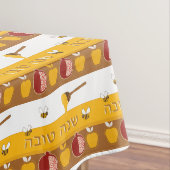 Rosh Hashanah Cotton Tablecloth Tafelkleed (Voorbeeld)