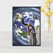 Rosh Hashanah Earth Kaart (Gele Bloem)