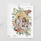 ROSH HASHANAH ELEGANTE WATERCOLOR FOTO GROET FEESTDAGENKAART (Voorkant)