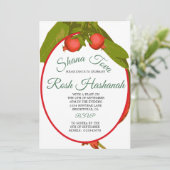 Rosh Hashanah feast New Year Pomegranate Kaart (Staand voorkant)