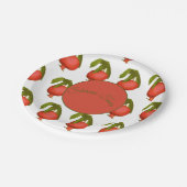 Rosh Hashanah Feast New Year Sweet Pomegranate Papieren Bordje (Gekanteld)