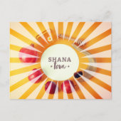 Rosh hashanah feestdag Joods nieuwjaar prachtig Briefkaart (Voorkant)