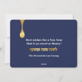 Rosh Hashanah Flat Holiday Kaart (Achterkant)