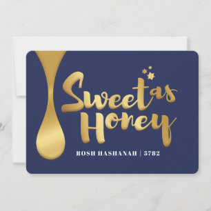 Rosh Hashanah Flat Holiday Kaart