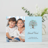 Rosh Hashanah Foto Kaart Boom van Hoop (Staand voorkant)