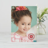 Rosh Hashanah-foto met stempel Feestdagenkaart (Staand voorkant)