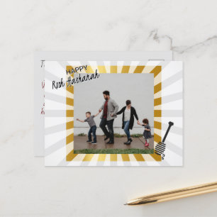Rosh Hashanah Fotopost Kaart Joods Nieuwjaar