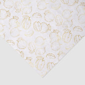 Rosh Hashanah Gouden Appels Shana Tova Elegant Tissuepapier (Detail)