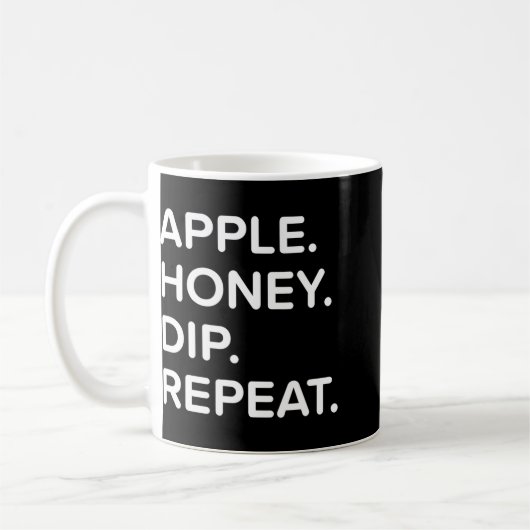 Rosh Hashanah Honey Dip Repeat Jewish New Year 202 Koffiemok (Links)