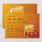 Rosh Hashanah Honing en Apple Swirl Kaart (Voorkant / Achterkant)