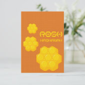 rosh hashanah honingraten kaart (Staand voorkant)