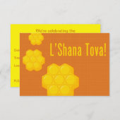 rosh hashanah honingraten kaart (Voorkant / Achterkant)