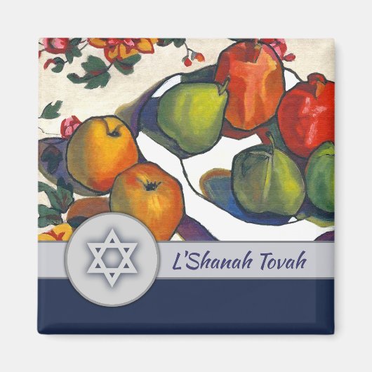 Rosh Hashanah. Jewish New Year Fine Art Gift Magneet (Voorkant)