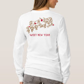 Rosh Hashanah Jewish New Year Greetings T-shirt (Achterkant)