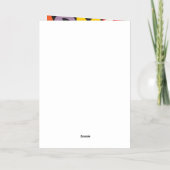 Rosh Hashanah Jewish New Year Hebrew Folie Kaart (Achterkant)