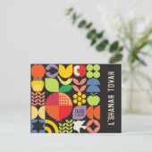 Rosh Hashanah Jewish New Year Post Kaart (Staand voorkant)