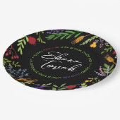 Rosh Hashanah Jewish New Year-Shana Tovah in Black Papieren Bordje (Gekanteld)