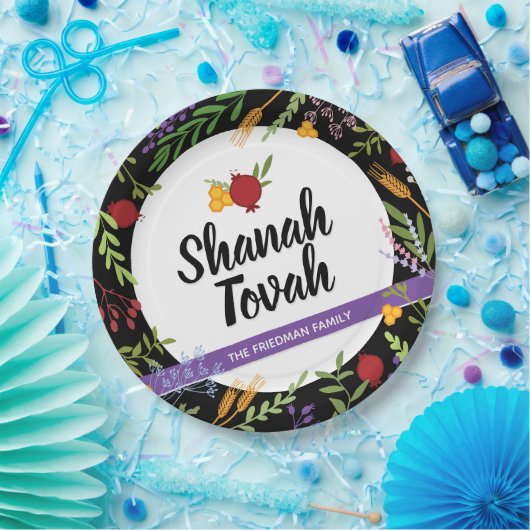 Rosh Hashanah Jewish New Year-Shana Tovah Papieren Bordje (Feest)
