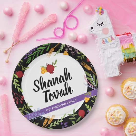 Rosh Hashanah Jewish New Year-Shana Tovah Papieren Bordje (Feest)